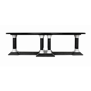 Desoto Coffee Table, Pale and Solid White