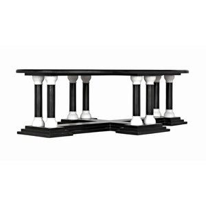 Desoto Coffee Table, Pale and Solid White