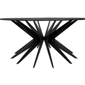 Spider Coffee Table, Black Metal