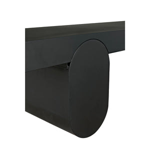 Evora Coffee Table, Black Metal