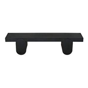 Evora Coffee Table, Black Metal