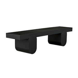 Evora Coffee Table, Black Metal