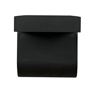 Evora Coffee Table, Black Metal