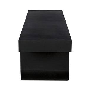 Evora Coffee Table, Black Metal