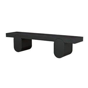 Evora Coffee Table, Black Metal