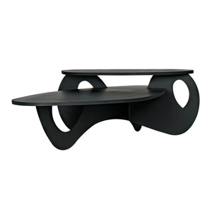 Calder Coffee Table, Black Steel