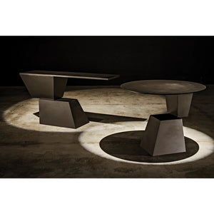 Round Pieta Table, Black Steel