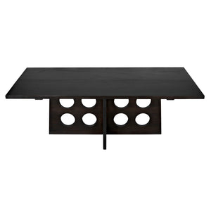 Carlo Dining Table, Ebony Walnut