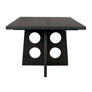Carlo Dining Table, Ebony Walnut