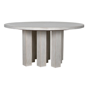 Resistance Dining Table, White Wash