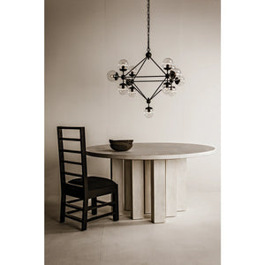 Resistance Dining Table, White Wash