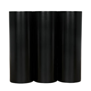 Bast Side Table, Matte Black