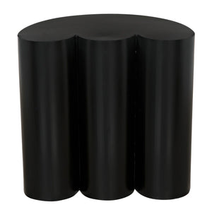 Bast Side Table, Matte Black