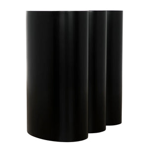 Bast Side Table, Matte Black