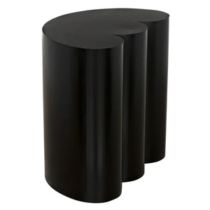 Bast Side Table, Matte Black