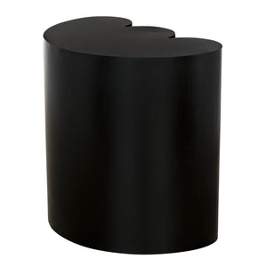 Bast Side Table, Matte Black