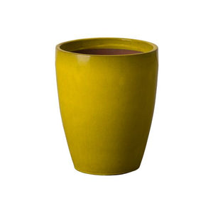 Medium Bullet Ceramic Planter - Mustard Yellow