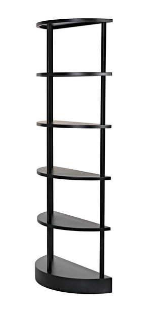 Spago Bookcase, Black Metal