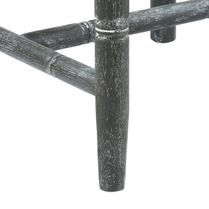 Chinoiserie Oak Side Chair — Grey | Hampton Collection | Villa & House