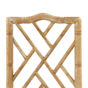 Chinoiserie Oak Counter Stool — Natural | Hampton Collection | Villa & House