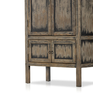 HITCHENS CABINET-WORN BLACK