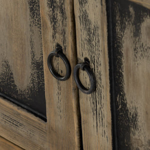 HITCHENS CABINET-WORN BLACK