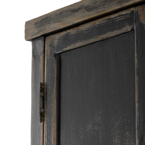 HITCHENS CABINET-WORN BLACK
