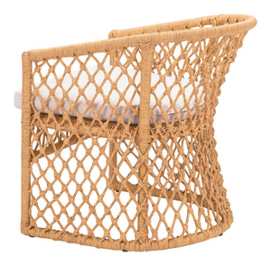 Darce Accent Chair Beige & Natural