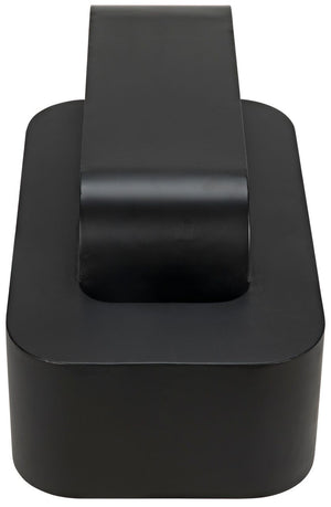 Nodum Accent Table - Black Metal