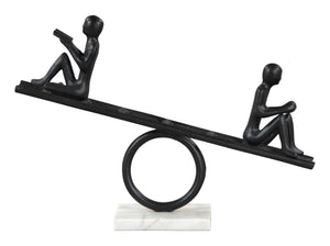 Teeter Table Art Black & White