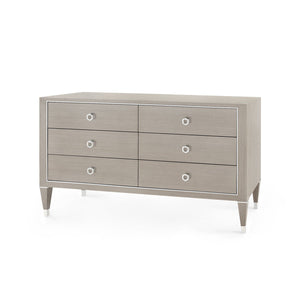 Extra Large 6-Drawer - Taupe Gray | Morris Collection | Villa & House