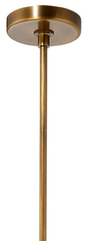 Cambrai Brass & Glass Pendant, Small