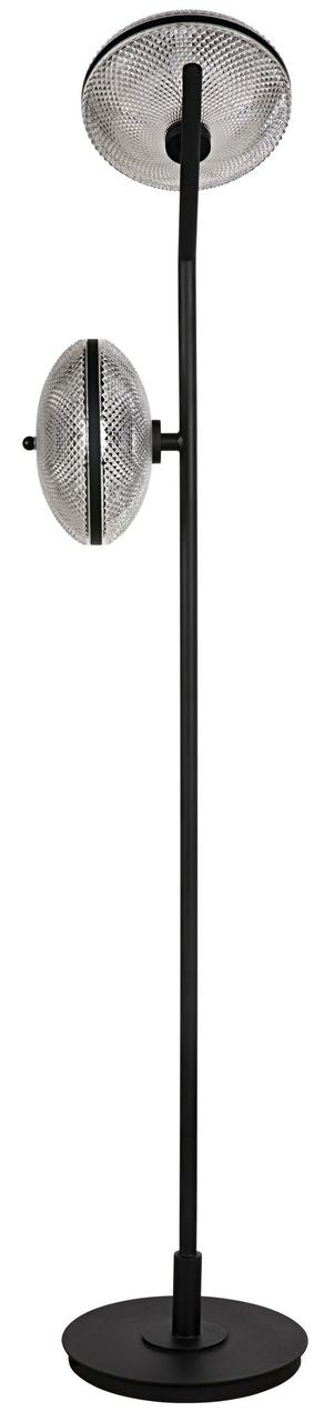 Gibson Floor Lamp - Black Metal