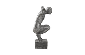 Outstretched Arms Sculpture, Aluminum, Small