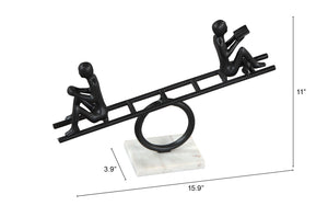 Teeter Table Art Black & White