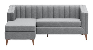 Nantucket Reversible Sectional Dark Gray