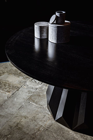 Brosche Dining Table - Hand Rubbed Black