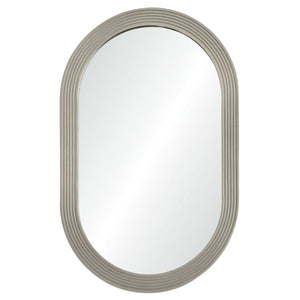 Hand Carved Oval Mirror - Available in 2 Finishes