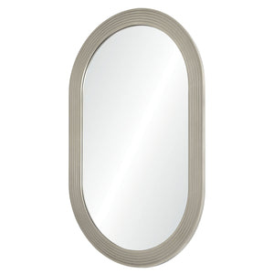Hand Carved Oval Mirror - Available in 2 Finishes