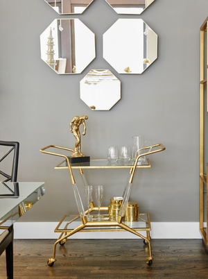 Bar Cart - Gold | Jepson Collection | Villa & House