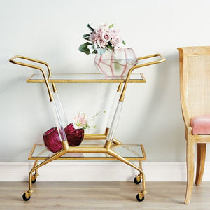 Bar Cart - Gold | Jepson Collection | Villa & House