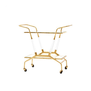 Bar Cart - Gold | Jepson Collection | Villa & House