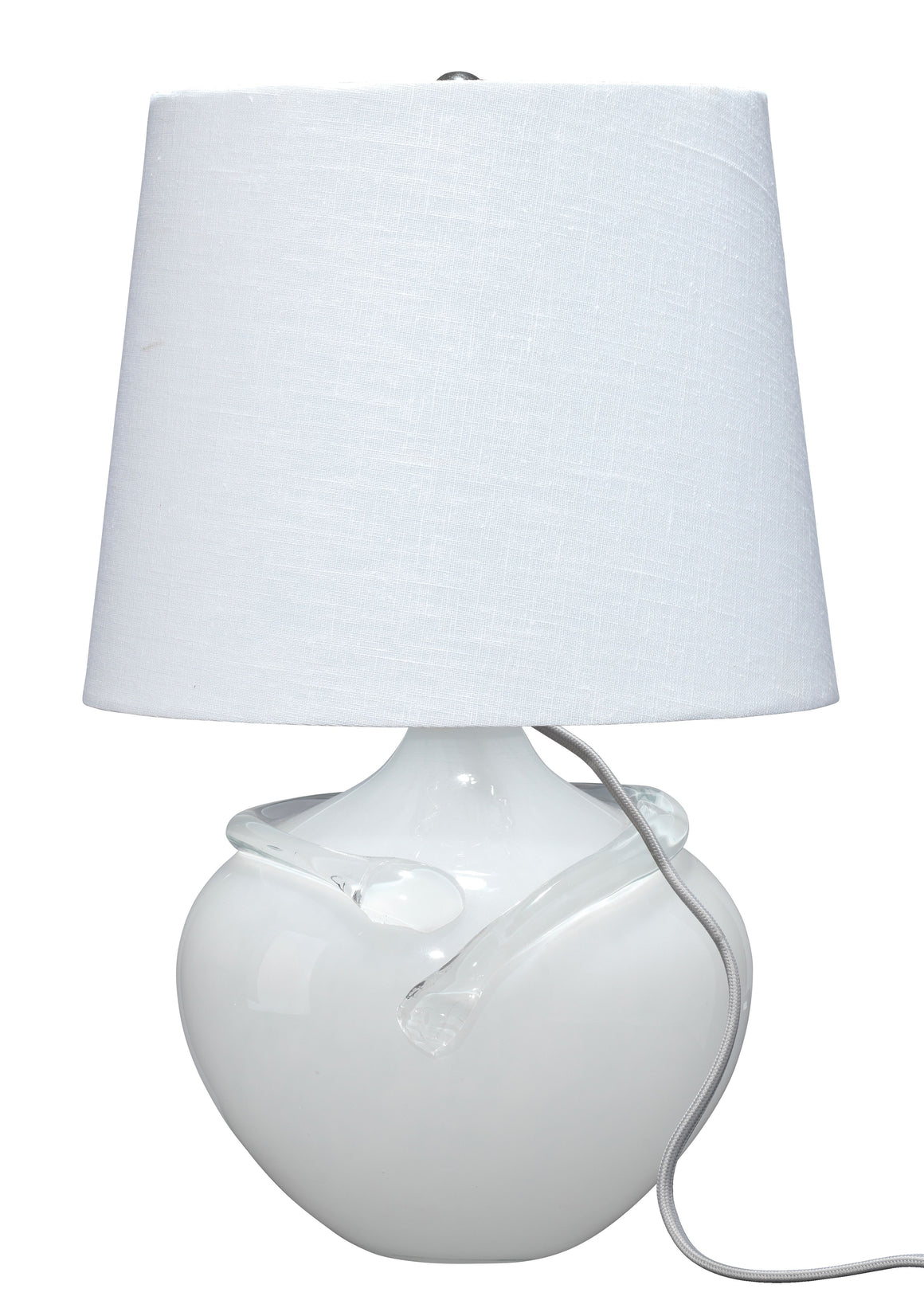 Wesley Table Lamp - White Glass