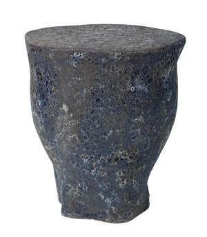 Molten Side Table - Black Ceramic