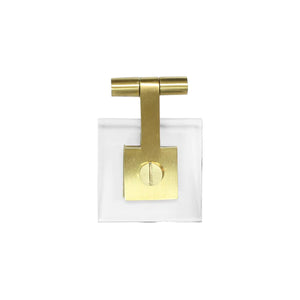 Worlds Away Jonah Square Pull - Antique Brass