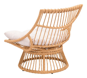 Franco Accent Chair Beige & Natural
