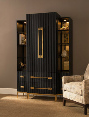 Black Satin Cabinet