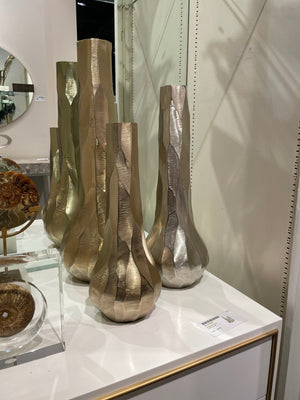 Set of Three Organic Harlequin Vases