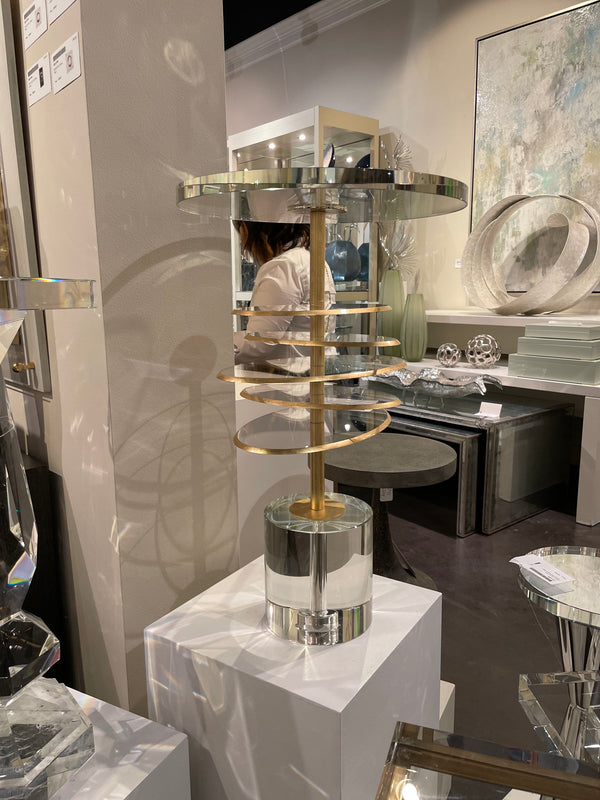 Acrylic Discs Martini Table Scenario Home