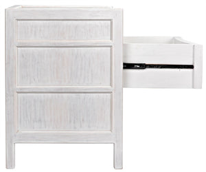 Hampton Night Stand 24", White Wash
